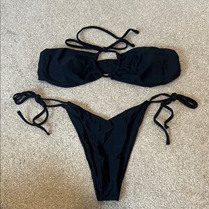 SHEIN Black Bikini Set